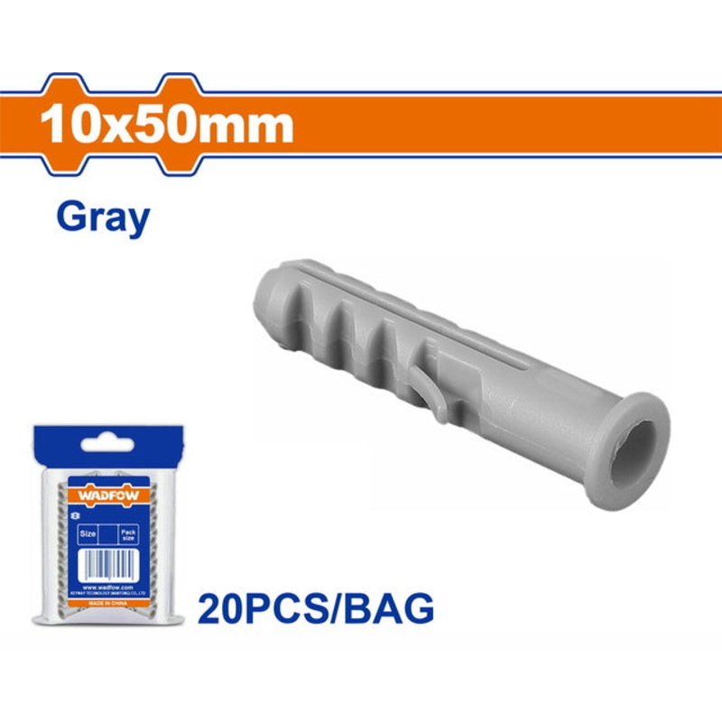 Wadfow Plastic Plug Universal 10x50mm