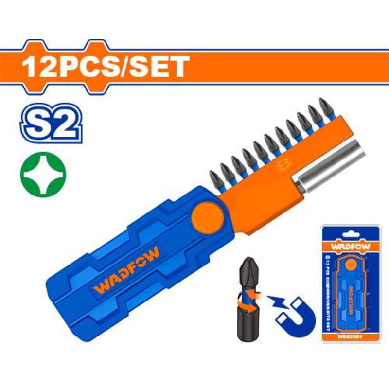 12 Pcs Impact Screwdriver Bits Set