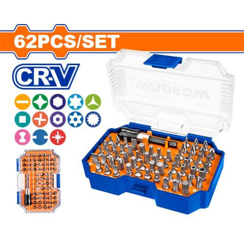 62 Pcs Screwdriver Bits Set WBS3B62