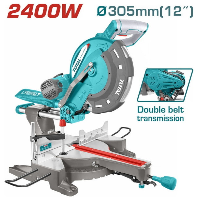 TOTAL MITRE SAW RADIAL 2.400W / 305mm (TS42183057)