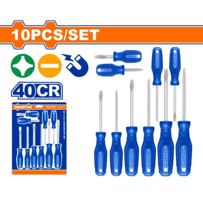 WADFOW 10 Pcs Screwdriver Set WSS2410