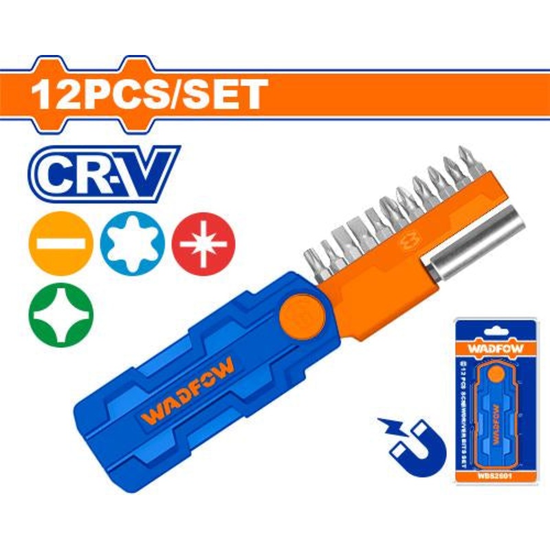 WADFOW 12 Pcs Screwdriver Bits Set