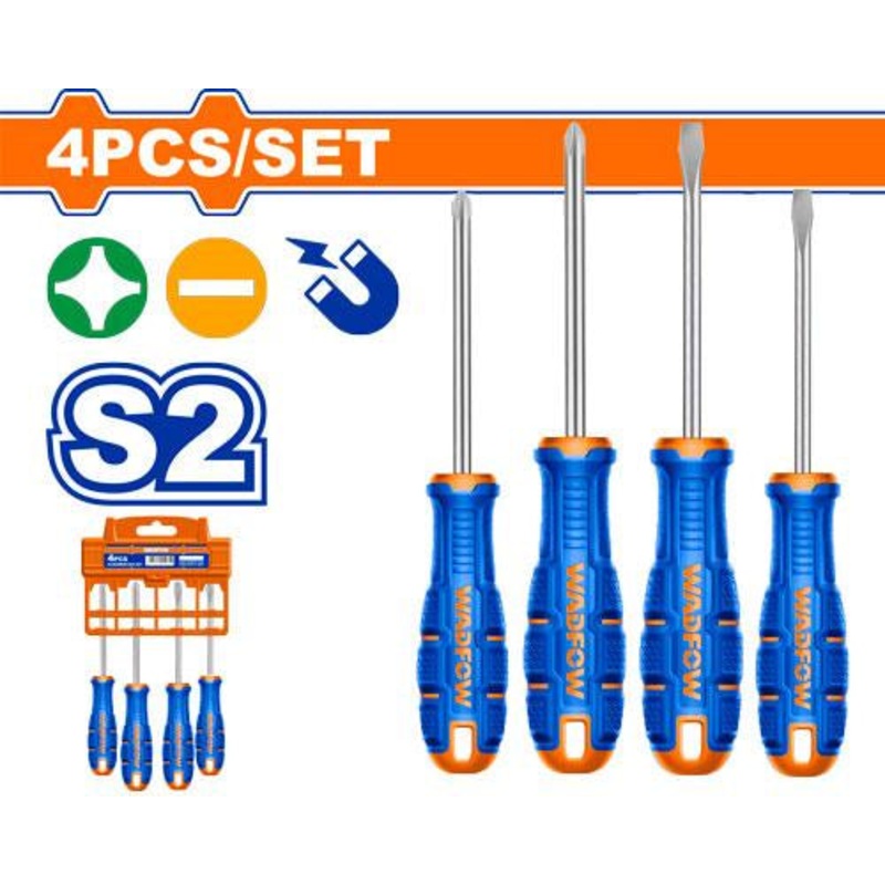 WADFOW 4 Pcs Screwdriver Set WSSA404