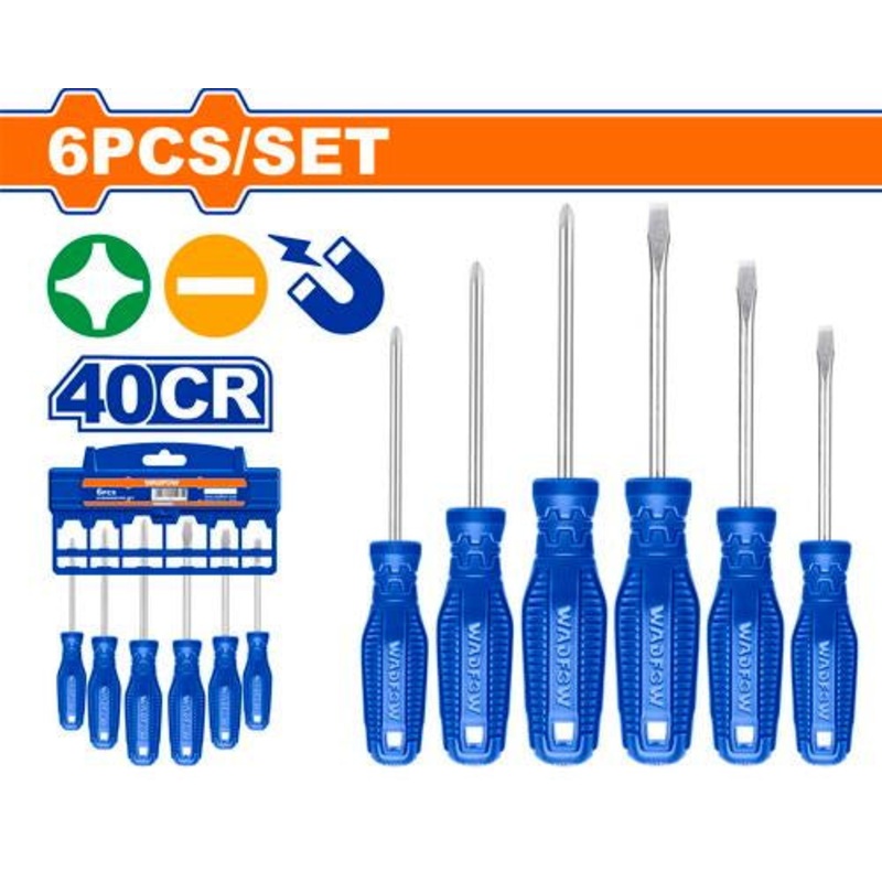 WADFOW 6 Pcs Screwdriver Set WSS2206