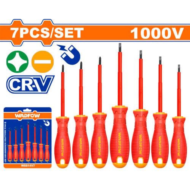 WADFOW 7 Pcs Insulated Screwdriver Set