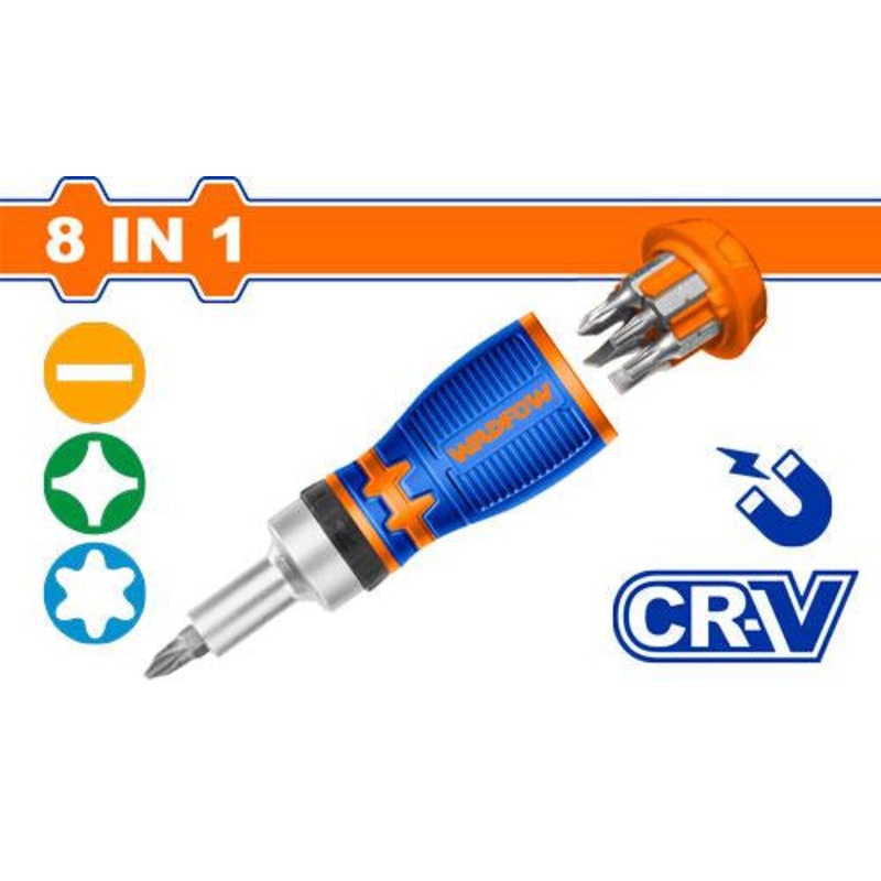 WADFOW 8-in-1 Ratchet Screwdriver Set