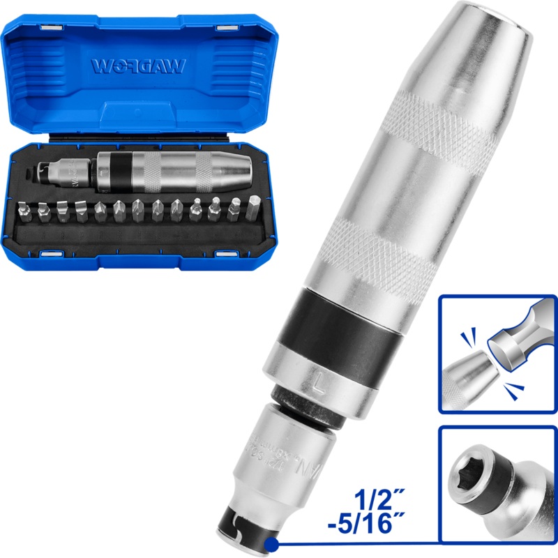13 Pcs Impact Driver Set Cr-V