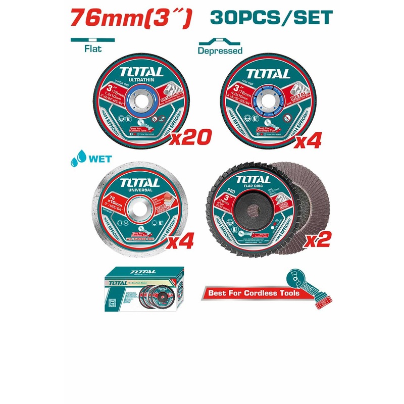 TAC97630 Cutting & Grinding Disc Set