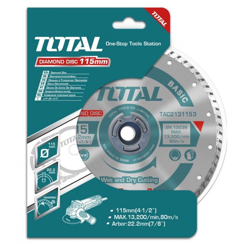 TOTAL 9-inch Stone Cutting Disc | 230x22.2mm