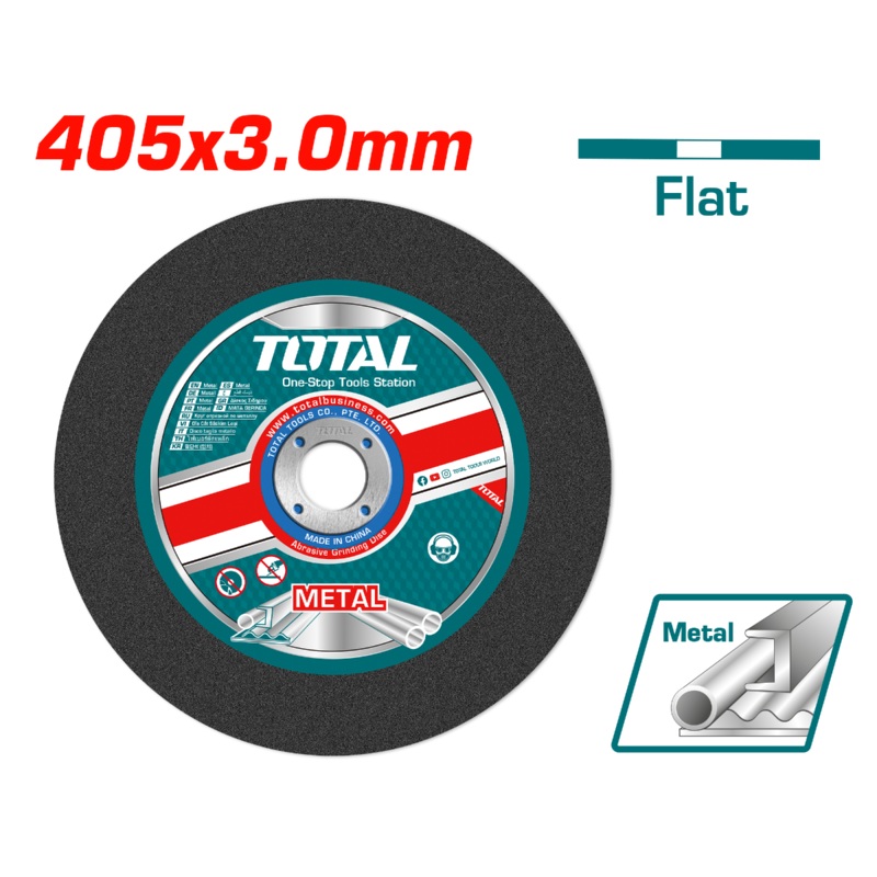 TOTAL Abrasive Flat Metal Cutting Disc 405*3.0mm - 16" (TAC2214051)