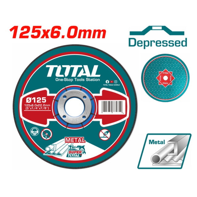 Total Metal Grinding Disc ? - 125 X 6mm