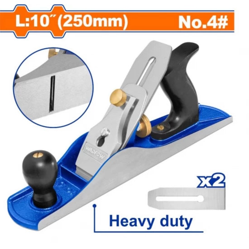 Wadfow 250mm Manual Carpentry Plane