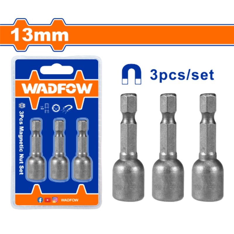 WADFOW 3 PCS 13 mm TOT HEX Set