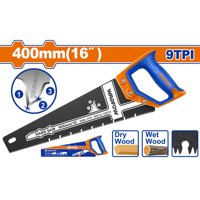 Wadfow 400mm Wood Handsaw
