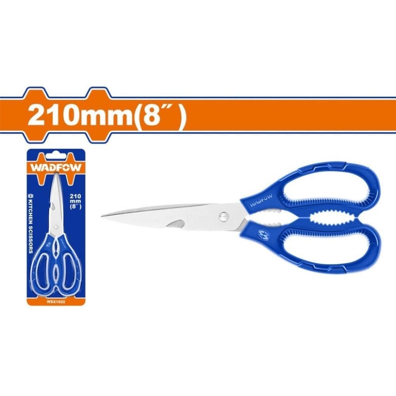 Wadfow 8" Stainless Steel Kitchen Scissors