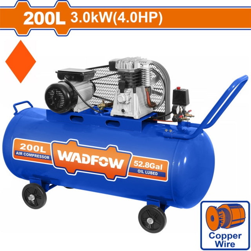 WADFOW Air Compressor 3kW 200L