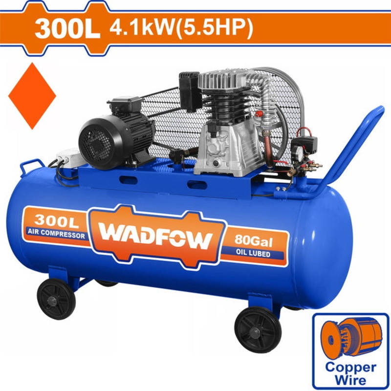 WADFOW Air Compressor 4.1kW 300L