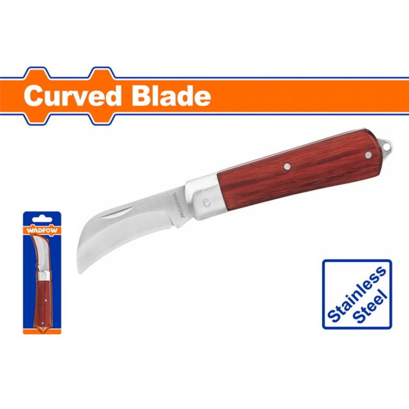 WADFOW Folding Curved Knife 198mm