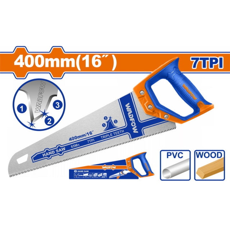 WADFOW Hand Saw 400mm PVC