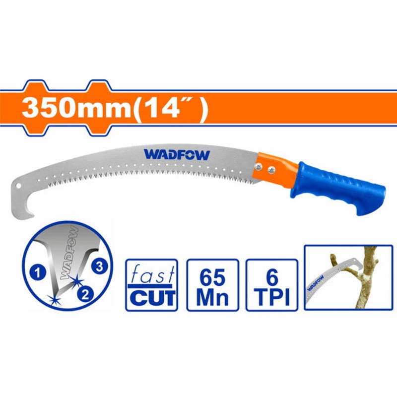 Wadfow Pruning Saw 350mm Curved