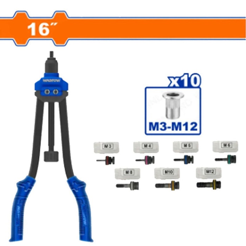 Buildmate Wadfow 16-Inch Rivet Nuts Gun Kit