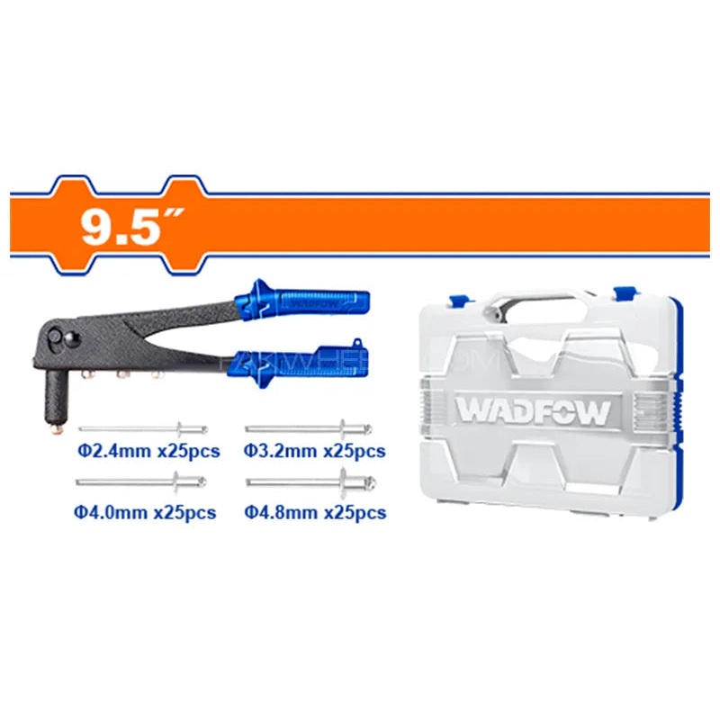 Wadfow 101 pcs Hand Riveter Kit