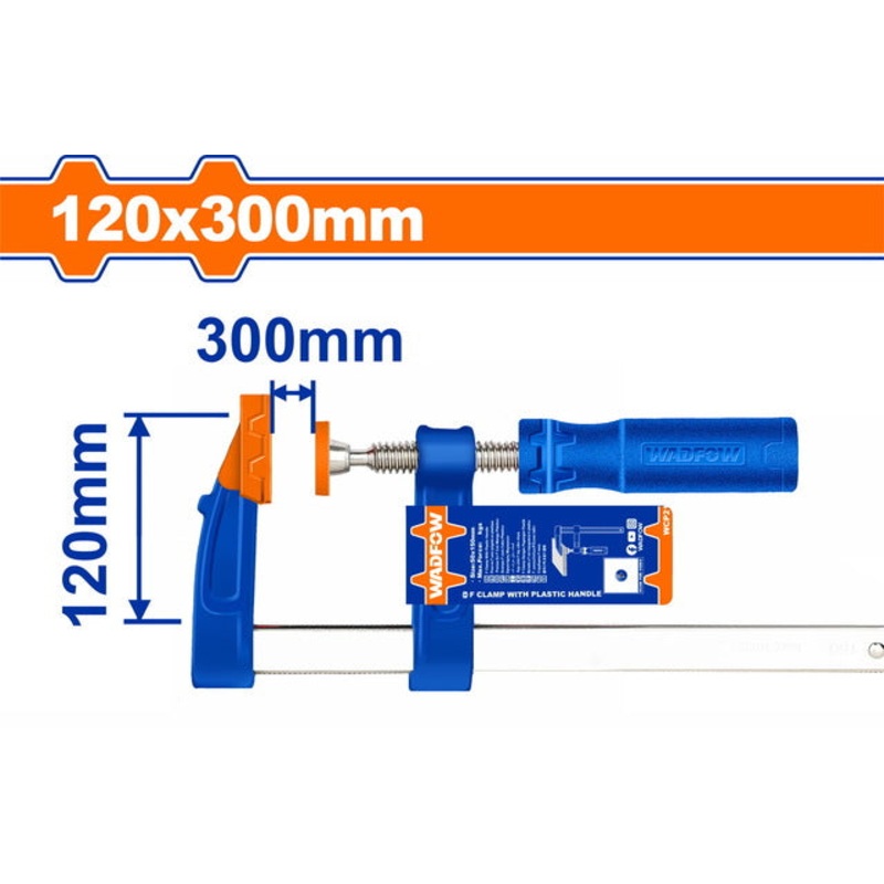 WADFOW F Clamp 120 x 300mm