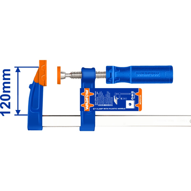WADFOW WCP2125 Heavy Duty F Clamp