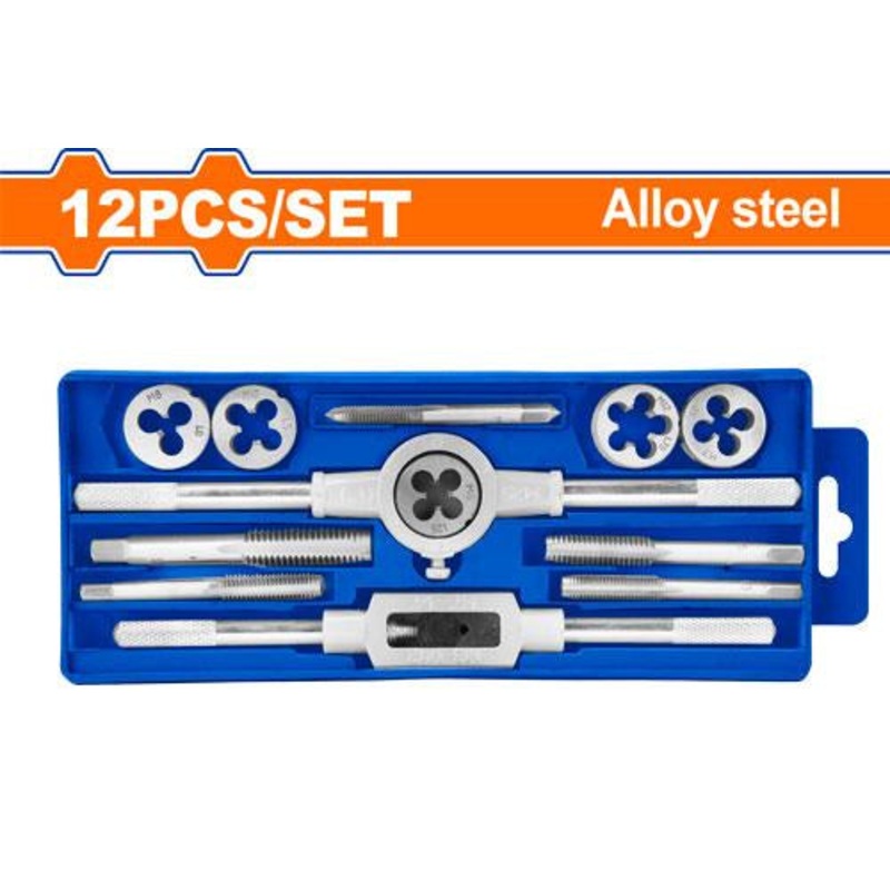12 Pcs Metric Tap & Die Set