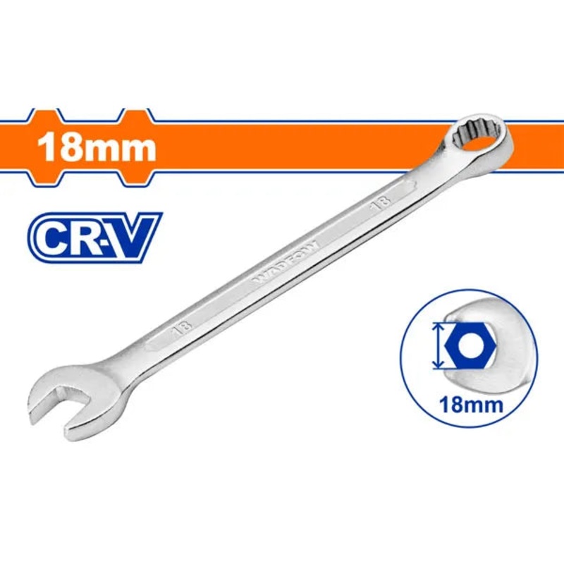 Combination Spanner Cr-V Steel 18mm