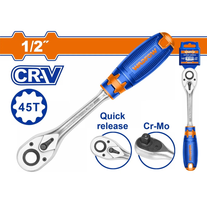 WADFOW 1/2 Ratchet Wrench WRW1212