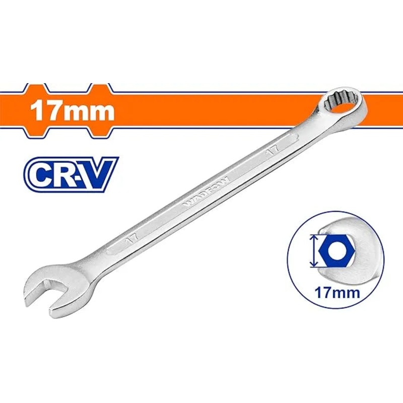 Wadfow 17mm Combination Spanner Cr-V