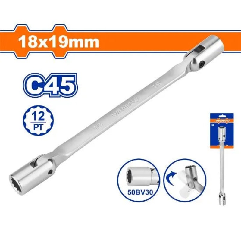 Wadfow 18mm-19mm Carbon Steel Wrench