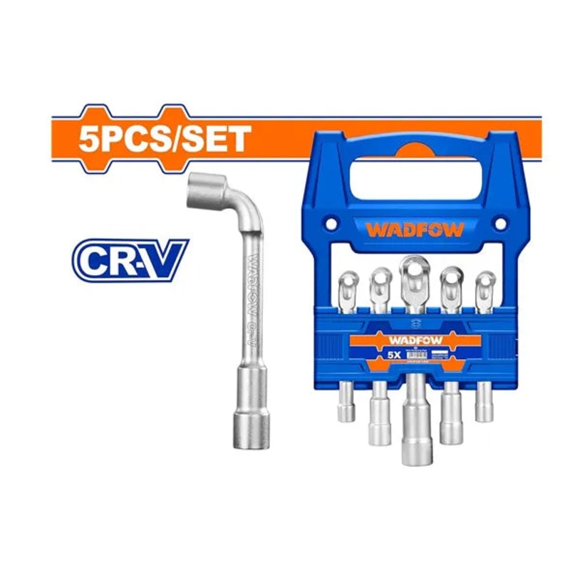 WADFOW 5Pcs L-angled socket wrench