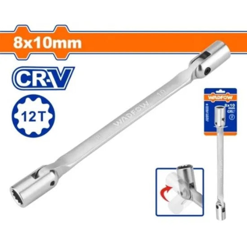 Wadfow 8-19mm Carbon Steel Socket Wrench