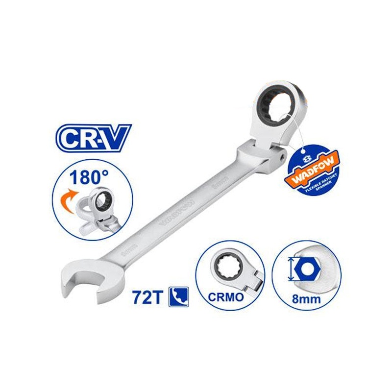 Wadfow Flexible Ratchet Spanner 19mm