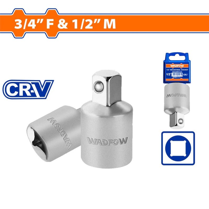 Wadfow Socket Adapter 1/2in to 3/4in