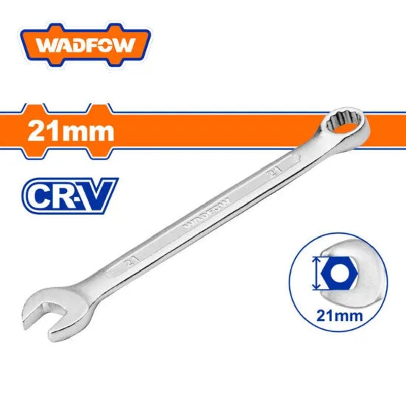 Wadfow Spanner Set Cr-V Steel 6mm-22mm
