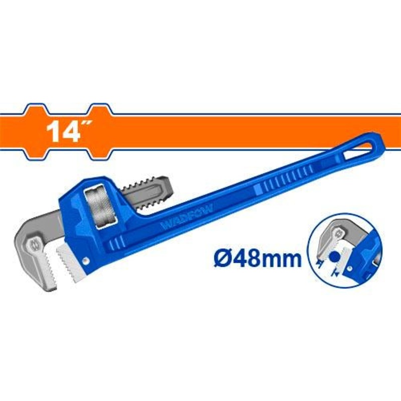 WADFOW WPW1114 14-inch Pipe Wrench