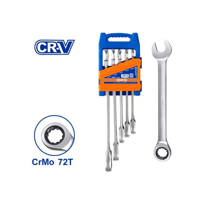 Wadfow WSP4205 Ratchet Spanner Set