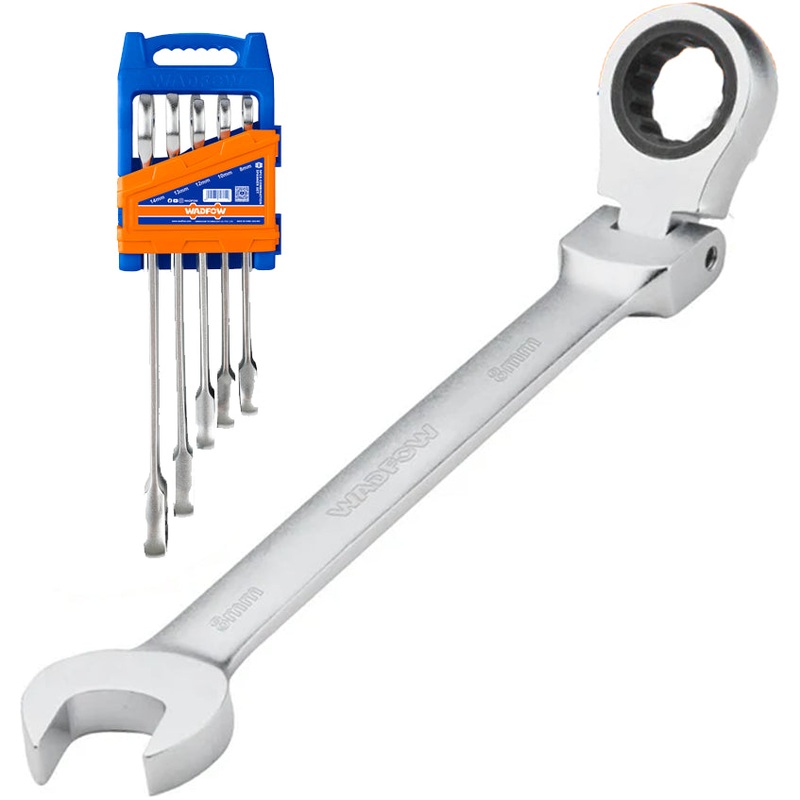 Wadfow WSP5205 Flexible Ratchet Spanner Set