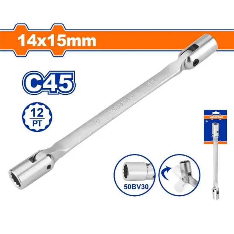 Wadfow WTH2E04 Chrome Plated Socket Wrench
