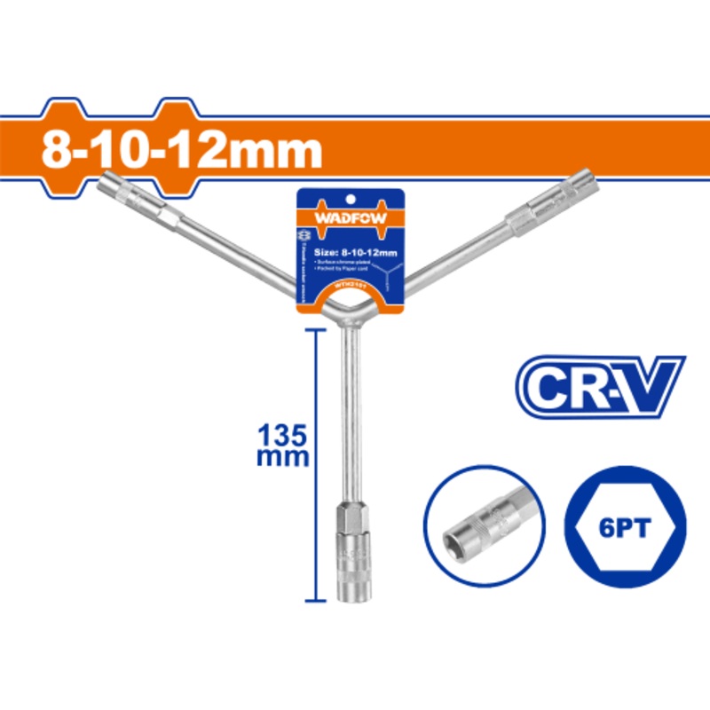 Wadfow Y-Type Socket Wrench WTH2101