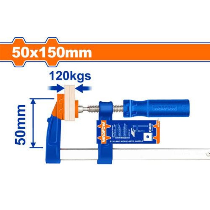 F-Clamp with Plastic Handle WCP2151