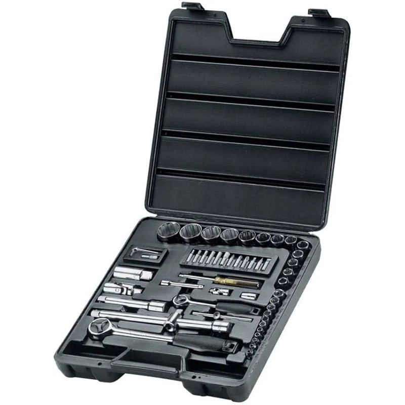 Stanley 1/4"+1/2" Socket Set 52PC