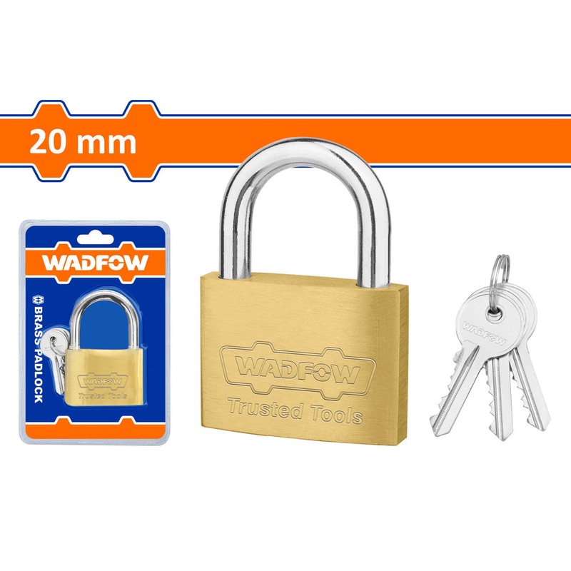 WADFOW Brass Padlock 20mm WPD1420