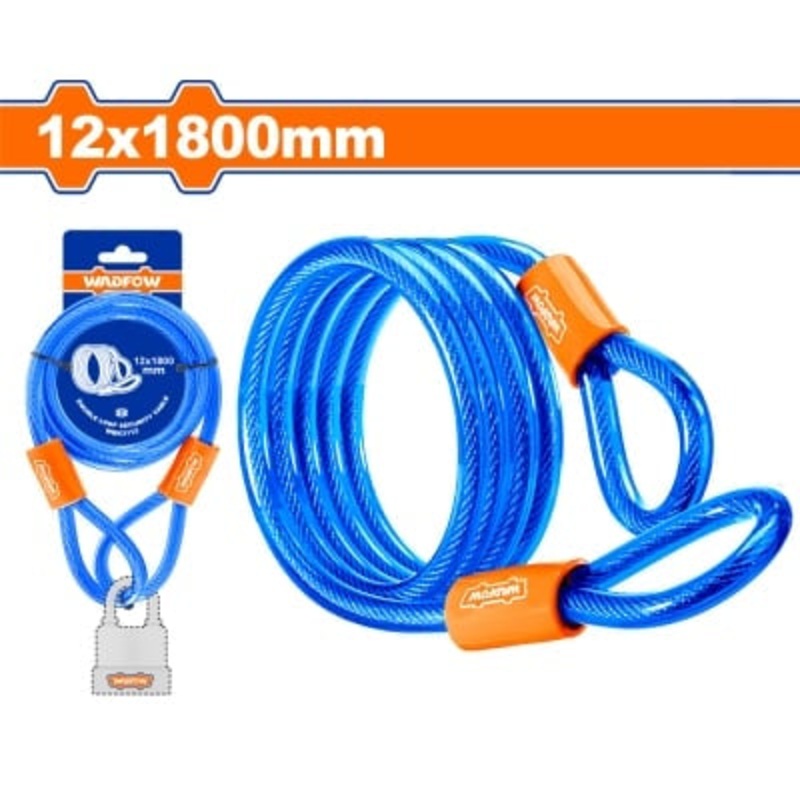 Wadfow Cable Lock 12 x 1800 mm