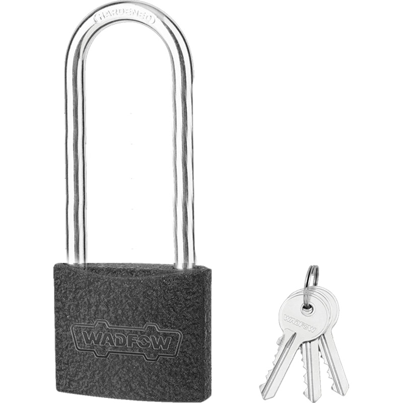 Wadfow Long Shackle Iron Padlock