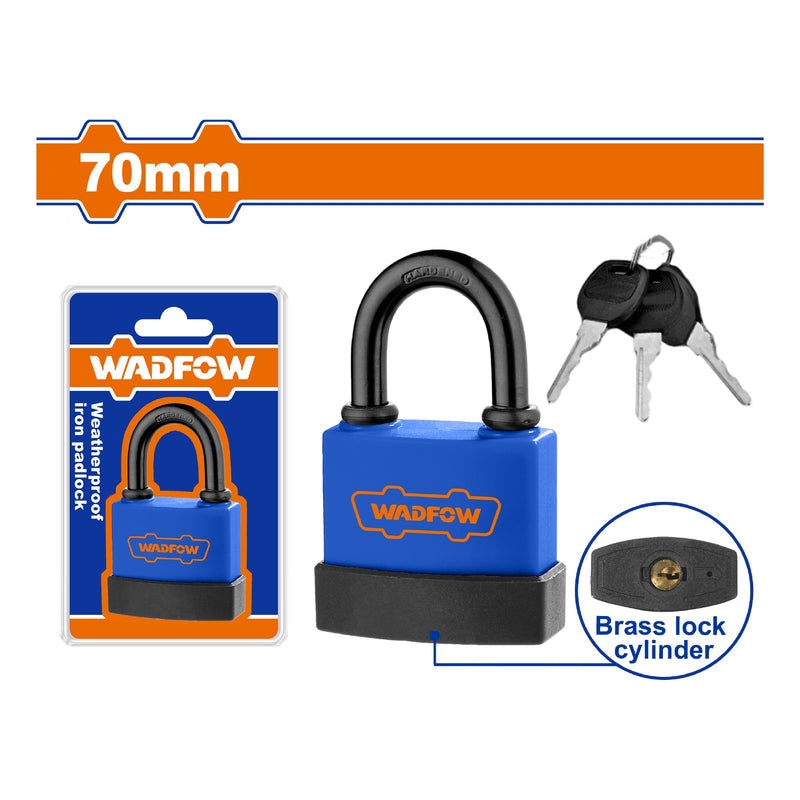Waterproof Iron Padlock 70mm Weatherproof