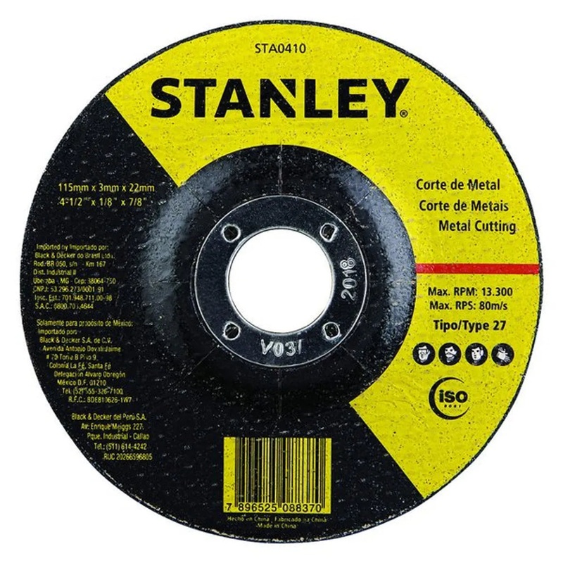 Stanley Metal Cutting Wheel 115mm